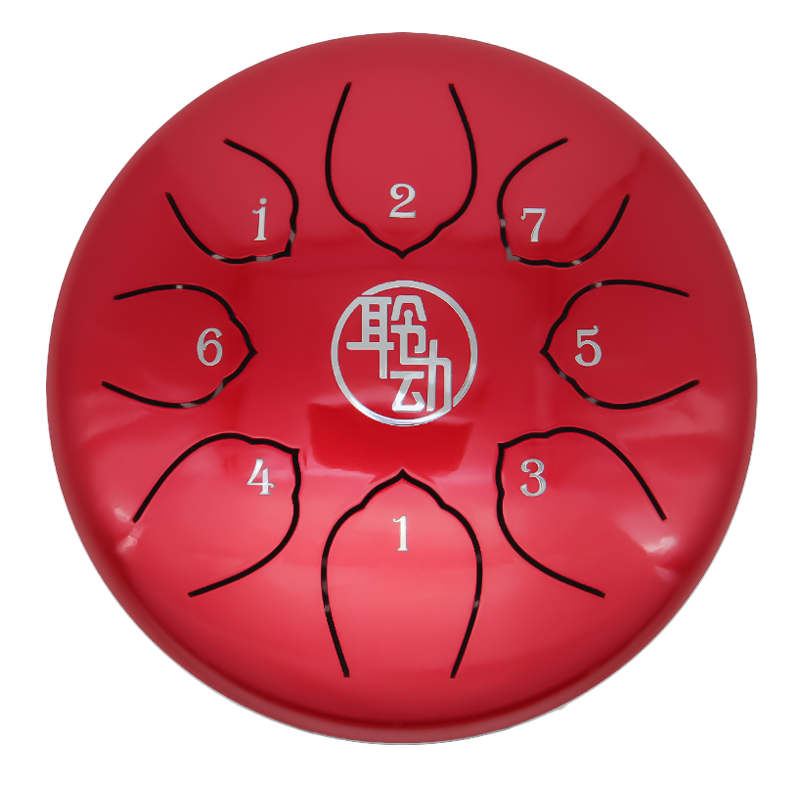 聆動(dòng)·如意空靈鼓-中國紅